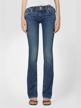 Hudson Beth Baby Boot Mid Rise Boot Cut Jeans